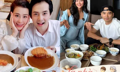 4 "Chồng quốc dân" nấu cơm cho vợ bầu: Trường Giang làm chuẩn nhà hàng, chồng H'Hen Niê không thua kém