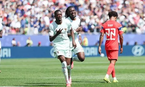 Hat-trick của Dembele giúp Pháp đè bẹp Na Uy