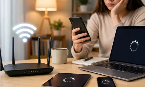Vì sao WiFi chậm dù vẫn đủ vạch? Không phải lúc nào "đầy sóng" cũng đồng nghĩa với mạng nhanh