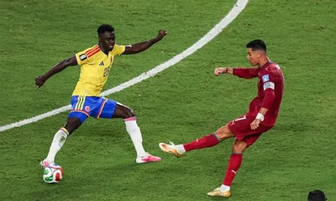 Ronaldo tịt ngòi, Bồ Đào Nha thoát thua Colombia nhờ phán quyết từ VAR