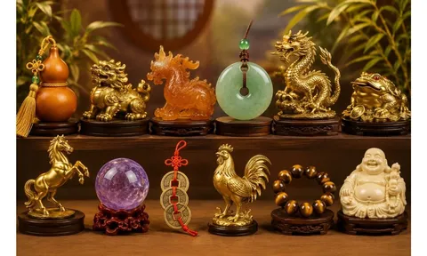Gợi ý vật phẩm phong thủy thích hợp cho 12 con giáp thu hút may mắn và lượng tích cực