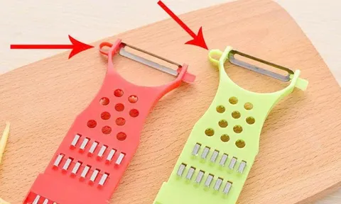 Trên dao nạo rau củ vì sao luôn có một lỗ nhỏ?