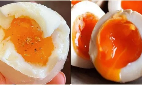 Trứng luộc mấy phút thì chín lòng đào?