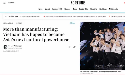 Lấy dẫn chứng từ ATVNCG, tạp chí Fortune (Mỹ) nhận định: Việt Nam đang trở thành “Cường quốc văn hóa tiếp theo của Châu Á”