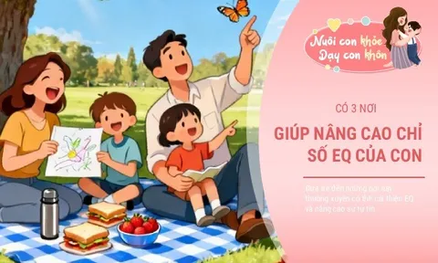 Trẻ có chỉ số EQ cao, ngày càng tự tin nhờ mẹ thường xuyên đưa con đến 3 nơi này