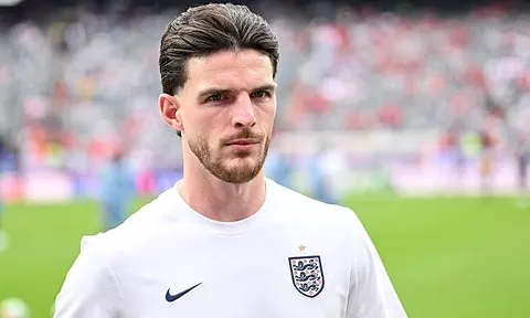 Declan Rice trở lại đội hình tuyển Anh đấu CHDC Congo