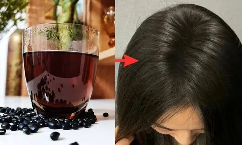Cách uống nước đậu đen giúp tóc con mọc nhiều, tóc vừa dày vừa đen