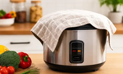 Nhiều người phủ khăn lên nắp nồi cơm điện để làm gì? Lợi hay hại, đừng làm theo nếu chưa biết sự thật