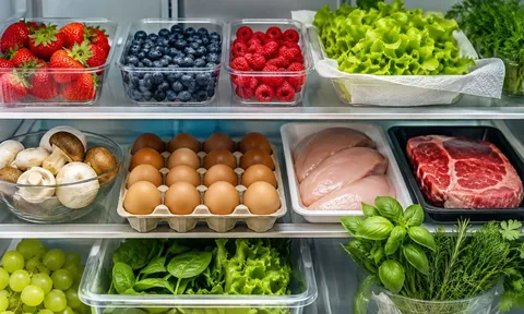 Những thực phẩm không nên rửa trước khi cho vào tủ lạnh: tưởng sạch mà lại gây hại