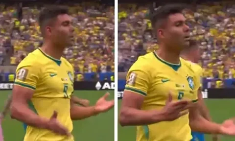 Ghi bàn cứu Brazil, Casemiro ăn mừng dằn mặt chuyên gia