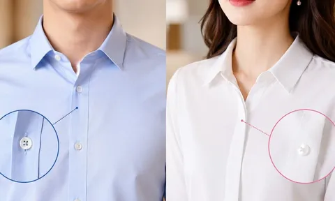 Hầu như ai cũng mặc áo sơ mi nhưng ít người biết vì sao cúc áo nam và nữ lại cài ngược nhau