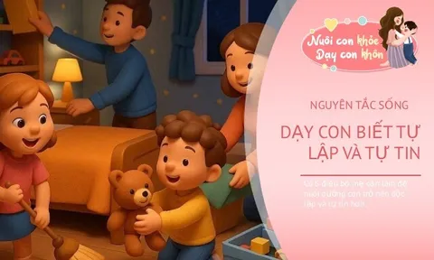 6 cách "buông tay" đúng lúc giúp trẻ tự tin, biết tự lo cho bản thân từ nhỏ