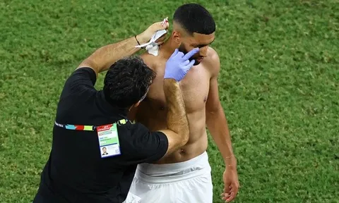 Ismael Saibari đổ máu vẫn cùng Morocco tiễn Hà Lan về nước