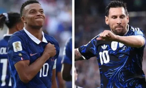 Lập cú đúp ở World Cup, Mbappe gửi lời nhắn đến Messi