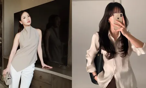 4 kiểu áo lụa thanh lịch giúp phụ nữ ngoài 30 mặc đẹp suốt mùa hè