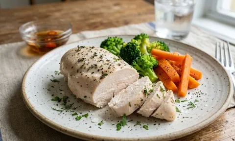 Cách luộc ức gà mềm ngọt, không bị khô bã, nhạt nhẽo