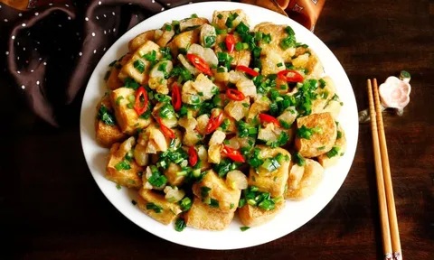 Cách làm đậu tẩm hành ngấm đều vị, thơm ngon