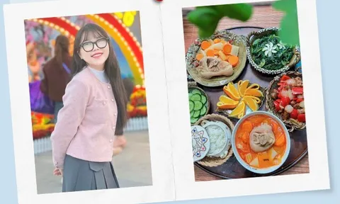 Cô giáo Gen Z nấu ăn ngon, bày biện đẹp, ông xã suốt ngày khen "cơm vợ như buffet", thích món gì là được nấu món đó