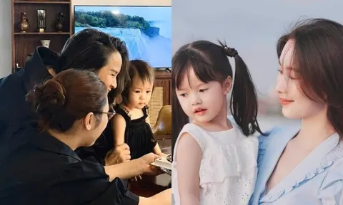 Sao Việt 24h: NSND Thanh Lam và cháu ngoại thi nhau thổi nến sinh nhật; Con gái Đặng Thu Thảo lớn phổng phao, cao tới vai bà