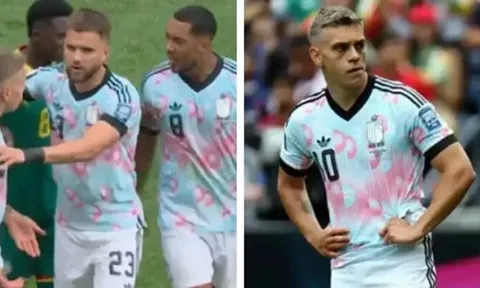 Tielemans và Trossard bùng nổ cứu Bỉ sau khi suýt tẩn nhau