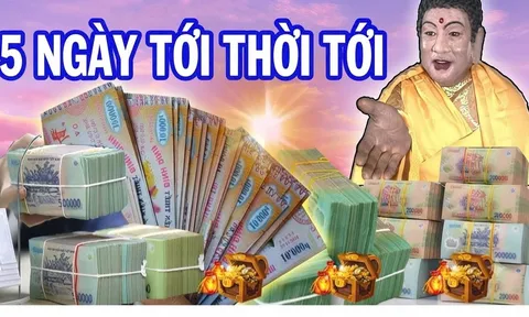 5 ngày tới: 3 con giáp đời sang trang mới đếm tiền mỏi tay