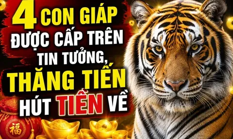 4 con giáp được cấp trên tin tưởng, thăng tiến hút Tiền về