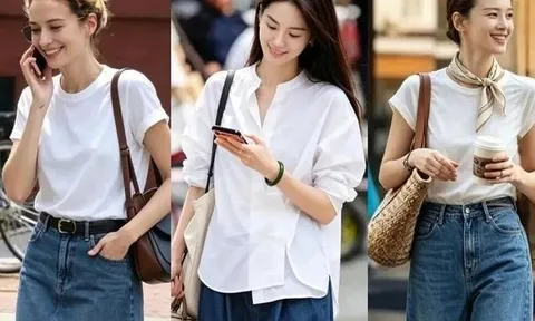Mặc màu trắng mùa hè sao cho đẹp? Gợi ý phối đồ với xanh và xám để vừa thanh lịch vừa mát mắt