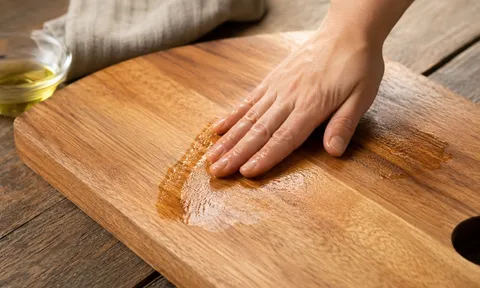 Tại sao bạn nên bôi dầu ăn vào thớt gỗ mới mua?