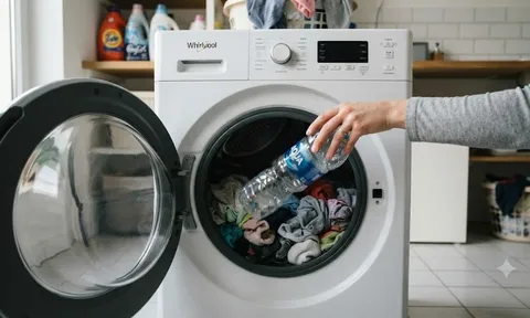 Vì sao bạn nên thả một chai nhựa rỗng vào máy giặt ngay hôm nay?
