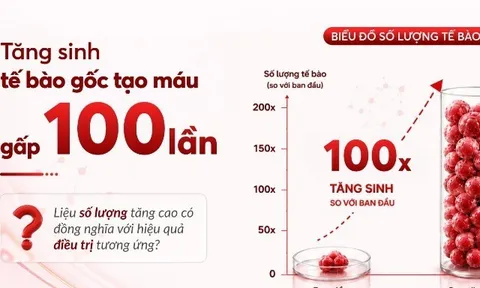 “Tăng sinh tế bào gốc tạo máu gấp 100 lần”: Con số ấn tượng, nhưng cần hiểu đúng trong bối cảnh khoa học