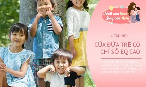 Trẻ thường nói những câu "thần chú" này EQ cực cao, có khả năng thành công trong tương lai
