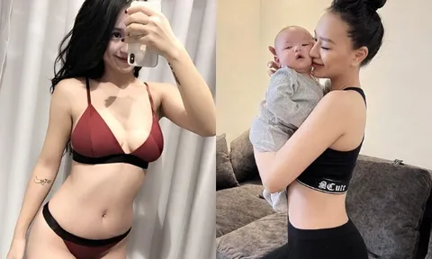 Búp bê DJ ở Điện Biên đẻ 3 con vẫn đẹp mơn mởn như gái son, mê diện đồ bơi khoe dáng bỉm sữa căng tràn