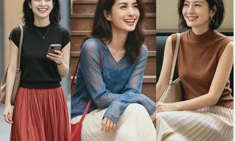 Phụ nữ ngoài 50 tuổi mặc gì mùa hè? 3 kiểu chân váy kết hợp áo đơn giản giúp vẻ ngoài thanh lịch hơn
