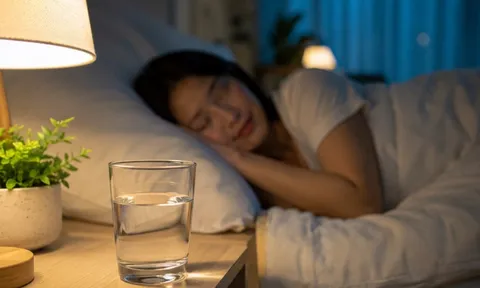 Tại sao bạn nên đặt một cốc nước ở đầu giường vào ban đêm?