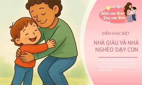 Điểm khác biệt giữa nhà giàu và nhà nghèo khi dạy con, tiền không phải yếu tố quyết định thành công