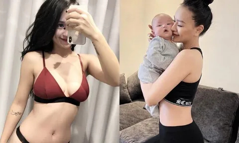 Búp bê DJ ở Điện Biên đẻ 3 con vẫn đẹp mơn mởn như gái son, mê diện đồ bơi khoe dáng bỉm sữa căng tràn