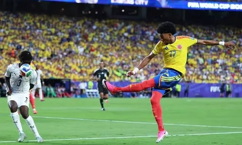 Colombia 1-0 Ghana: Diaz và đồng đội gặp Thụy Sĩ