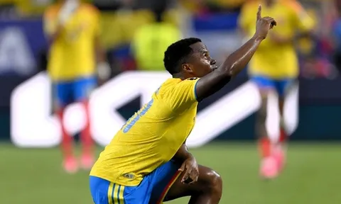Jhon Arias lập kỷ lục giúp Colombia đánh bại Ghana