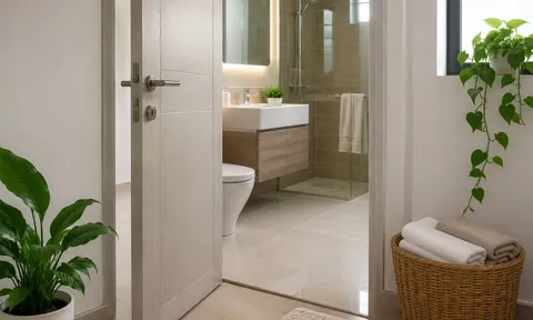 Cửa nhà tắm nên đóng hay mở khi không dùng? Nhiều người làm theo thói quen nhưng chưa chắc đã đúng