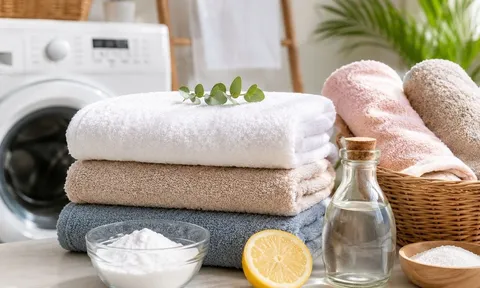 Vì sao khăn tắm giặt rồi vẫn có mùi hôi? 5 mẹo mà nhiều chưa biết để khăn thơm tho mềm mại