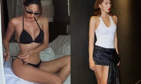 Mỹ nhân Đắk Lắk diện bikini "vòng nào ra vòng nấy", vóc dáng U40 khiến nhiều người khó tin