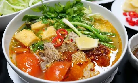 Cách nấu bún sườn chua tại nhà