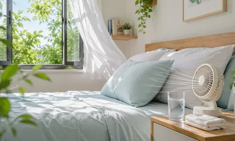 Mùa hè nên để gì cạnh giường ngủ? 5 món nhỏ giúp cảm thấy dễ chịu hơn