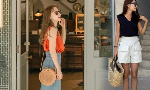 Túi cói - món phụ kiện mùa hè giúp mọi bản phối trở nên thanh lịch và cuốn hút
