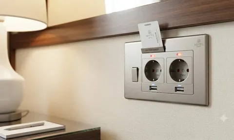 Vì sao bạn nên tìm ổ điện đầu tiên ngay khi vừa vào phòng khách sạn?