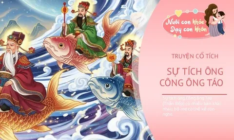 Truyện cổ tích: Những dị bản sự tích ông Công ông Táo (Thần Bếp)