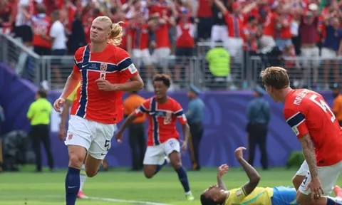 Haaland lập cú đúp tiễn Brazil rời World Cup 2026