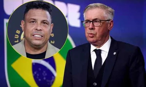 Huyền thoại Ronaldo chỉ trích Ancelotti và Vinicius sau cú sốc bị loại World Cup