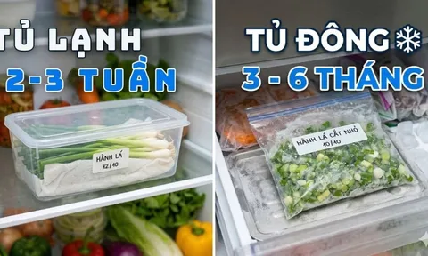 Cách bảo quản hành lá tươi lâu đến cả tháng: Giữ nguyên hương vị và dinh dưỡng