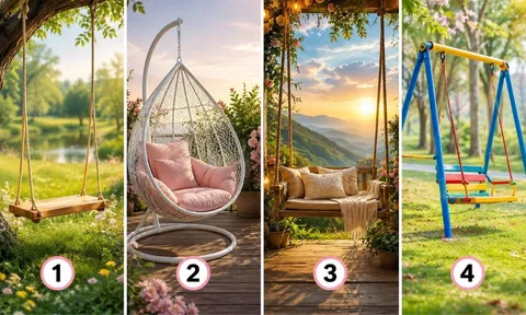 Chọn 1 chiếc xích đu bạn muốn ngồi nhất để xem vận khí của bạn đang có xu hướng ra sao